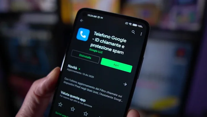 Installare l'app "Telefono" di Google.