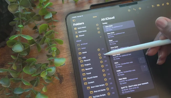 Modifica dell'ordine delle cartelle tramite la funzione 'Modifica'.