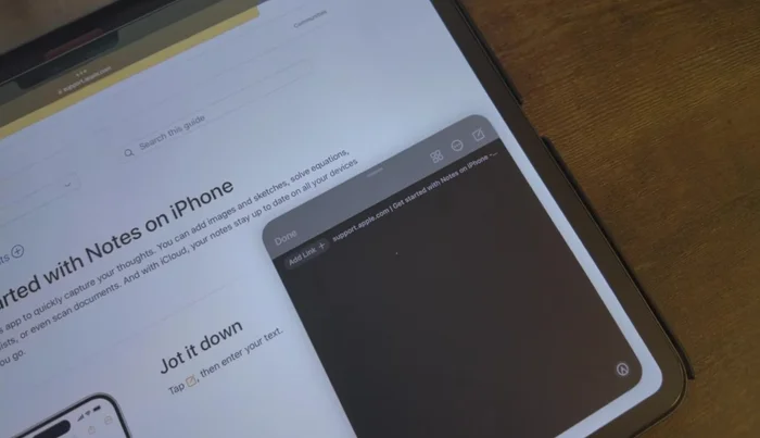 Utilizzo della barra di ricerca per trovare note specifiche.
