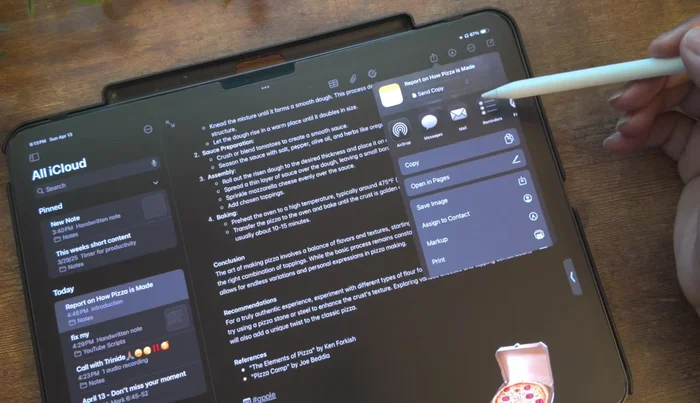 Condivisione o download degli appunti.