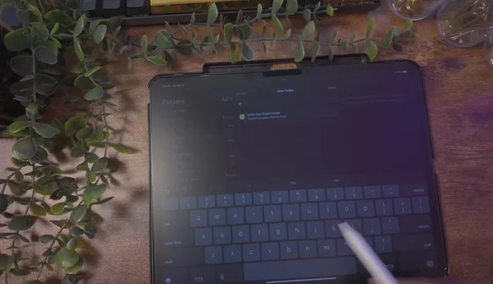 Modifica dell'ordine delle cartelle tramite la funzione 'Modifica'.