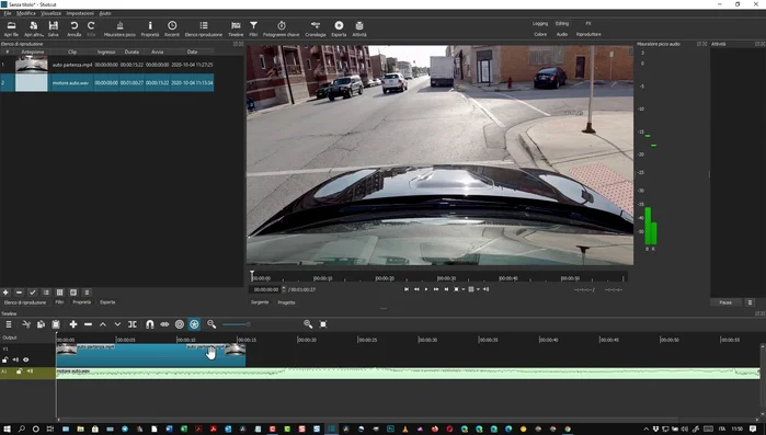 Modifica la durata e il volume dell'audio per adattarlo al video.