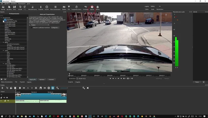 Esporta il progetto.