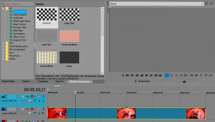 Allungare la traccia bianca per tutta la durata del video.