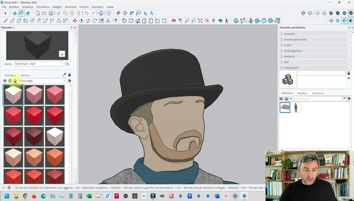Salvare il file con estensione .skm (SketchUp Material) in una cartella dedicata sul computer o su un cloud drive.