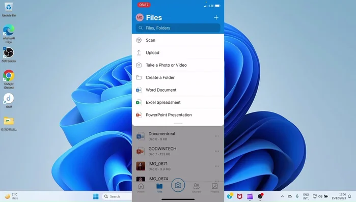 Crea cartelle per organizzare i tuoi file.