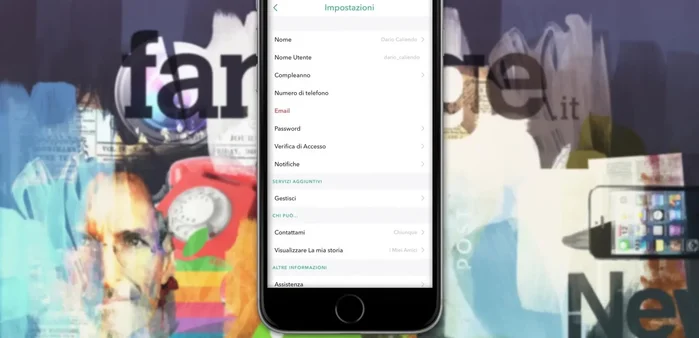 Attiva la modalità viaggio su Snapchat.