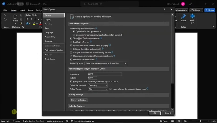 Seleziona la scheda 'Correzione' e scegli 'Opzioni di correzione automatica'.