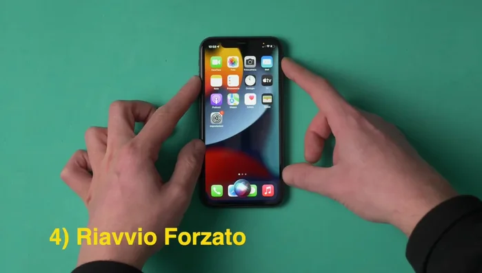 Riavviare l'iPhone