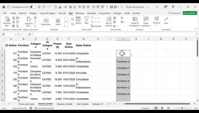Per rimuovere la convalida dati, seleziona le celle interessate, torna alla scheda "Dati", clicca su "Convalida dati" e poi su "Cancella tutto".