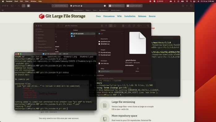 Spingere il repository sul server remoto: `git push origin main` (o il ramo appropriato)