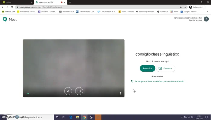 Clicca su "Partecipa".