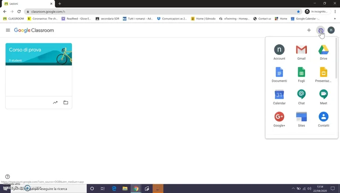 Nella finestra di avvio di Meet, clicca su "Partecipa a una riunione o avvia una".