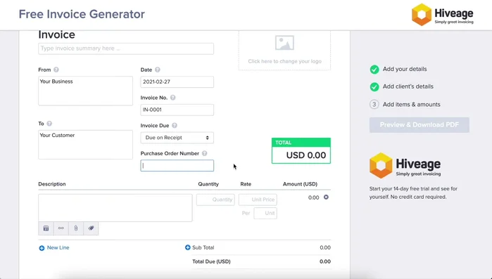 Aggiungere note per il cliente (opzionale).