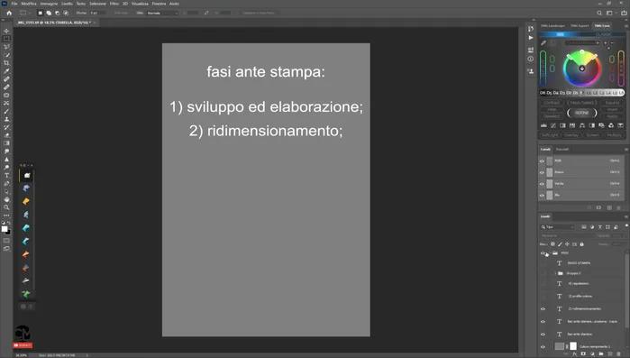 Ingrandimento graduale (5% alla volta) per evitare la perdita di dettagli e nitidezza