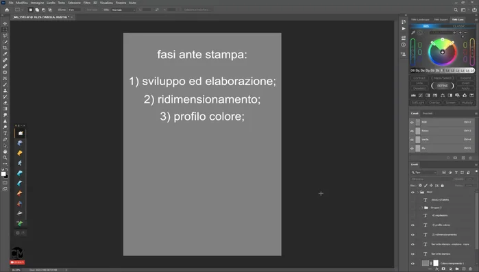 Utilizzo della "Prova di Stampa" per simulare il risultato finale e apportare eventuali regolazioni