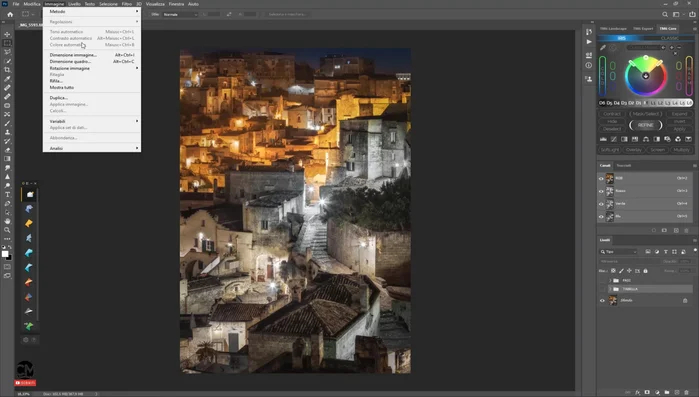 Ingrandimento graduale (5% alla volta) per evitare la perdita di dettagli e nitidezza