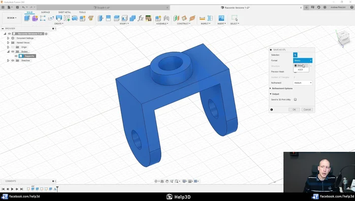 Utilizzare la funzione "Preview Mesh" per visualizzare l'anteprima della mesh prima dell'esportazione.