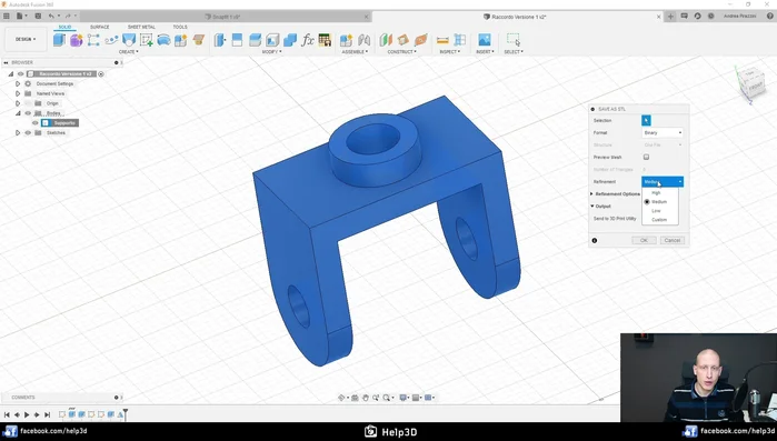 Utilizzare la funzione "Preview Mesh" per visualizzare l'anteprima della mesh prima dell'esportazione.