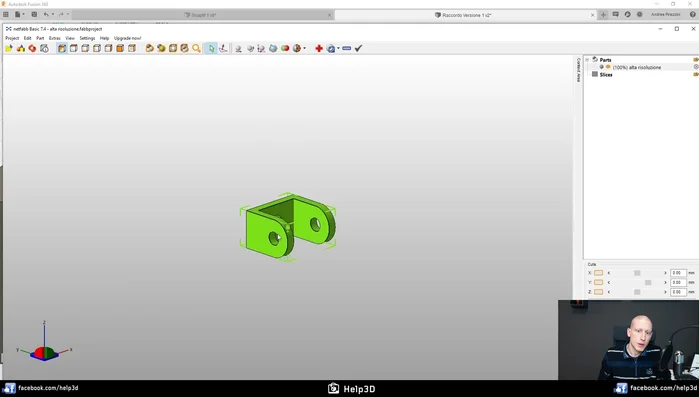 Aprire il file STL nel vostro slicer.