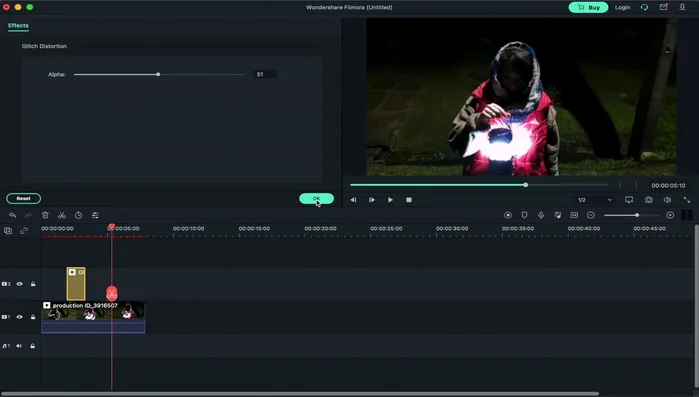 Esporta il video cliccando sul pulsante "Esporta".