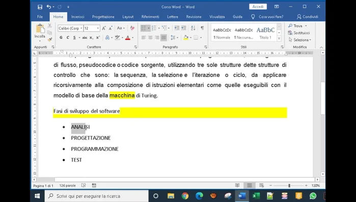 Applicare bordi al testo selezionando il testo e scegliendo il tipo di bordo desiderato.