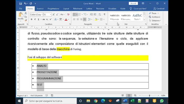 Utilizzare gli stili preimpostati per applicare rapidamente formattazioni complesse.