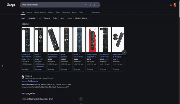 Il telecomando cercherà i codici automaticamente. Quando appare la barra del volume, premere il tasto 'SET'.