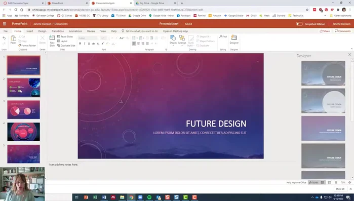 Per stampare le note con le diapositive: andare su File > Stampa > selezionare "Pagina delle note"