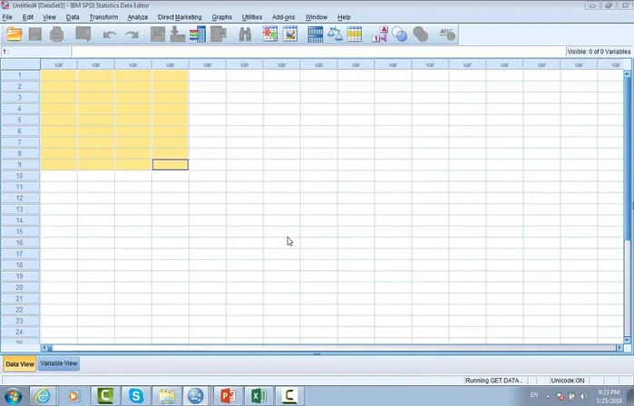 Cliccare su 'OK' per importare i dati.
