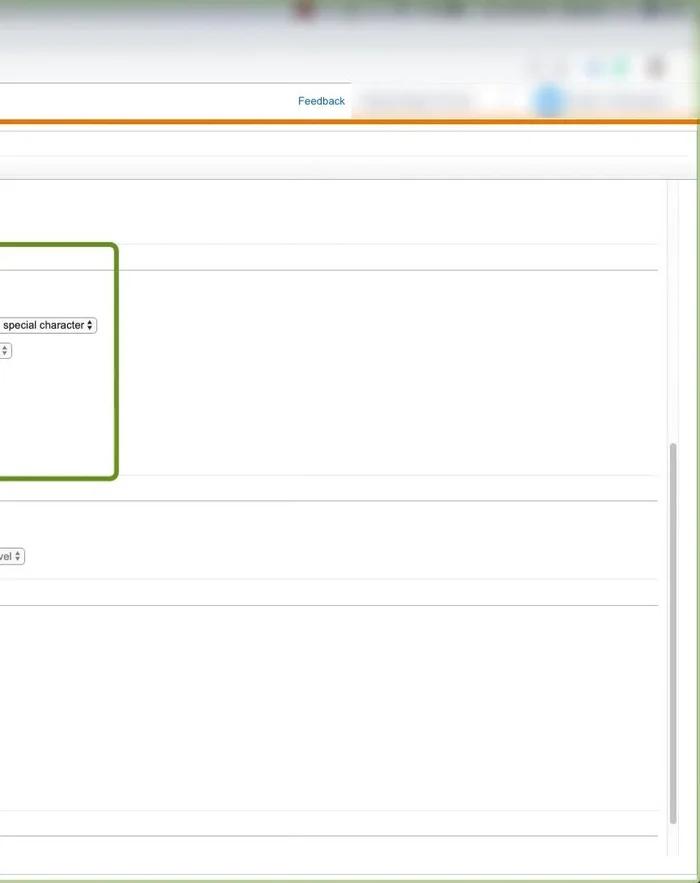 Definire il tempo di scadenza delle password degli utenti e decidere se escludere gli utenti API e FTP dalla scadenza. Attiva le email di conferma della modifica password.