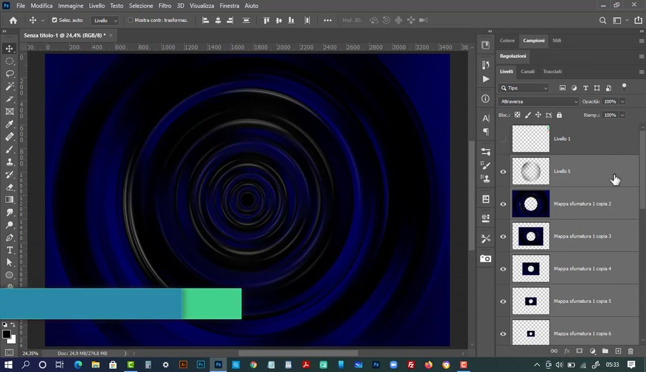 Crea Sfondi Radiali Astratti in Photoshop: Guida Completa