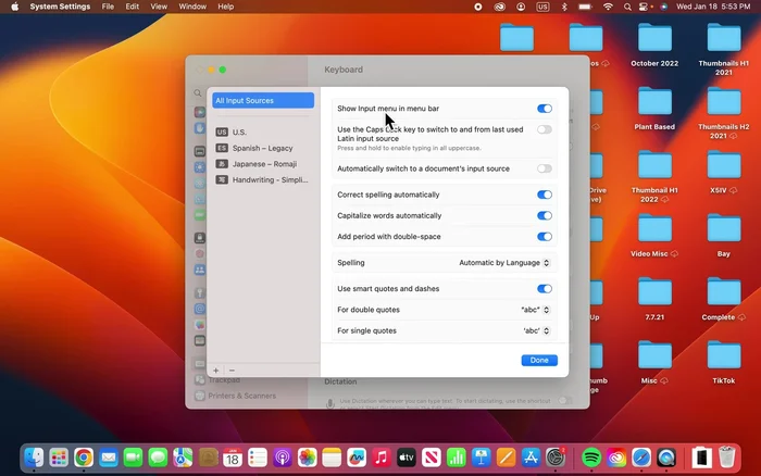 Aggiungere la lingua desiderata cliccando sul '+' e selezionandola dall'elenco.