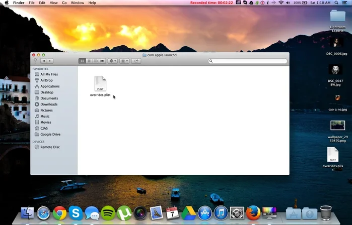 Prima di sovrascrivere, copiare il file originale per sicurezza.