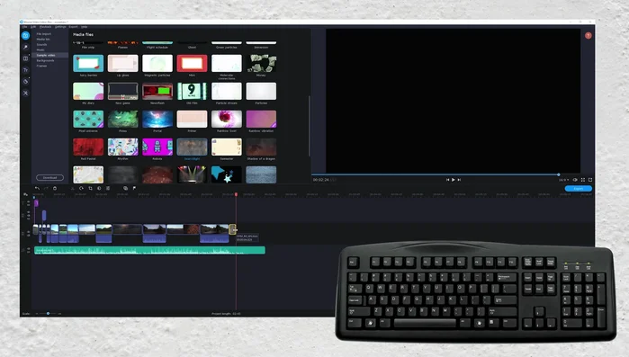 Copia e incolla sezioni di video per allungarle: usa Ctrl+C per copiare e Ctrl+V per incollare.