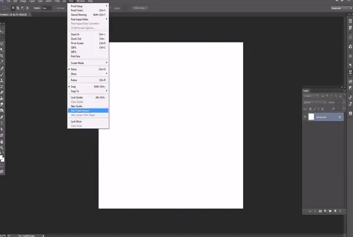 Vai alla finestra di dialogo 'Nuovo layout guida'.