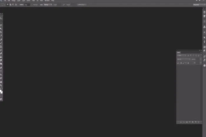 Apri un nuovo file in Photoshop CC. Scegli le dimensioni desiderate (es. 1170x1080 per Bootstrap).