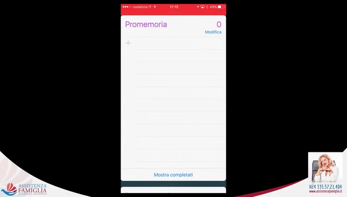 Impostare data, ora, luogo o priorità.