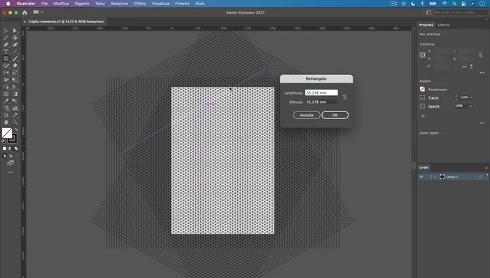 Applicare un colore di traccia alla griglia.
