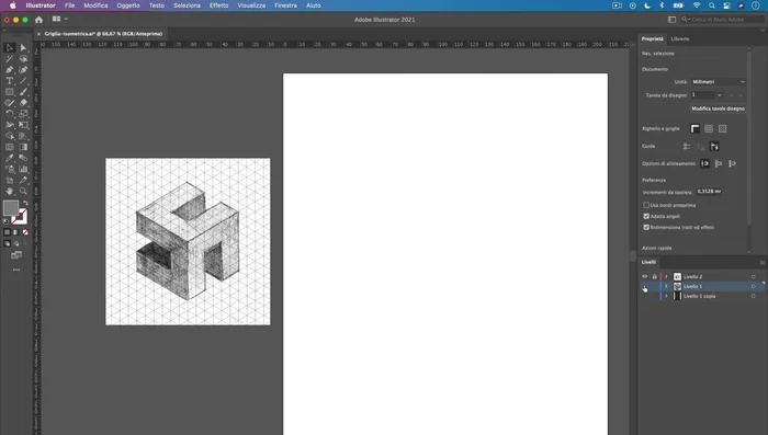 Creare un gruppo di pittura dinamica dalla griglia duplicata.