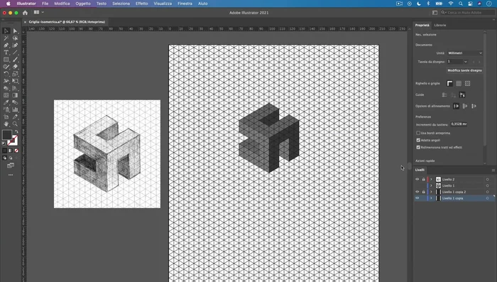 Ottimizzare la forma con lo strumento Forma.
