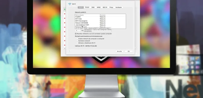 Ripeti per tutte le reti da rimuovere.