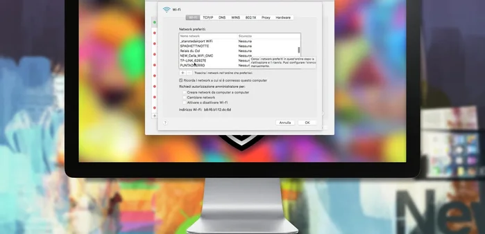 Ricollega alla rete: ti verrà richiesta nuovamente la password.