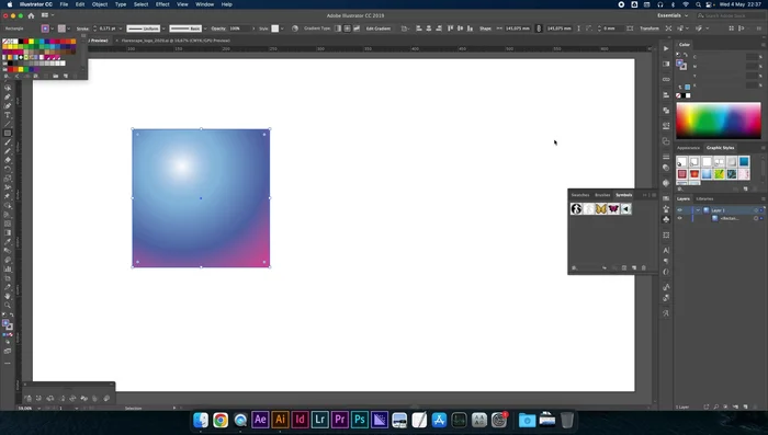 Applicare simboli a oggetti 3D: Usa l'opzione 'Map Art' in Effetti 3D per applicare simboli alle facce di oggetti 3D.