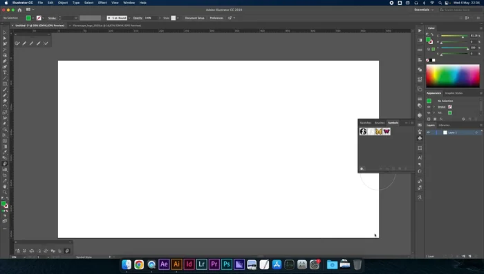 Applicare stili con Symbol Styler: Seleziona lo strumento e scegli uno stile dalla libreria per cambiare l'aspetto dei simboli.