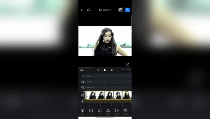 Sfogliare le diverse categorie di filtri (Legacy, Estetici, ecc.) e selezionare quello desiderato. L'anteprima del filtro viene visualizzata in tempo reale.