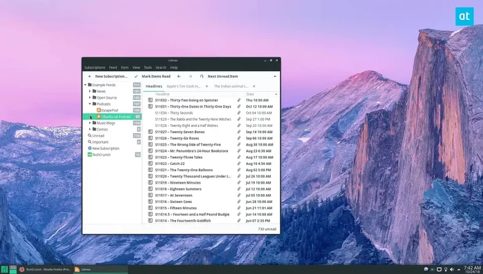 (Opzionale) Ordinare i feed all'interno di una cartella cliccando su 'Ordina feed'.