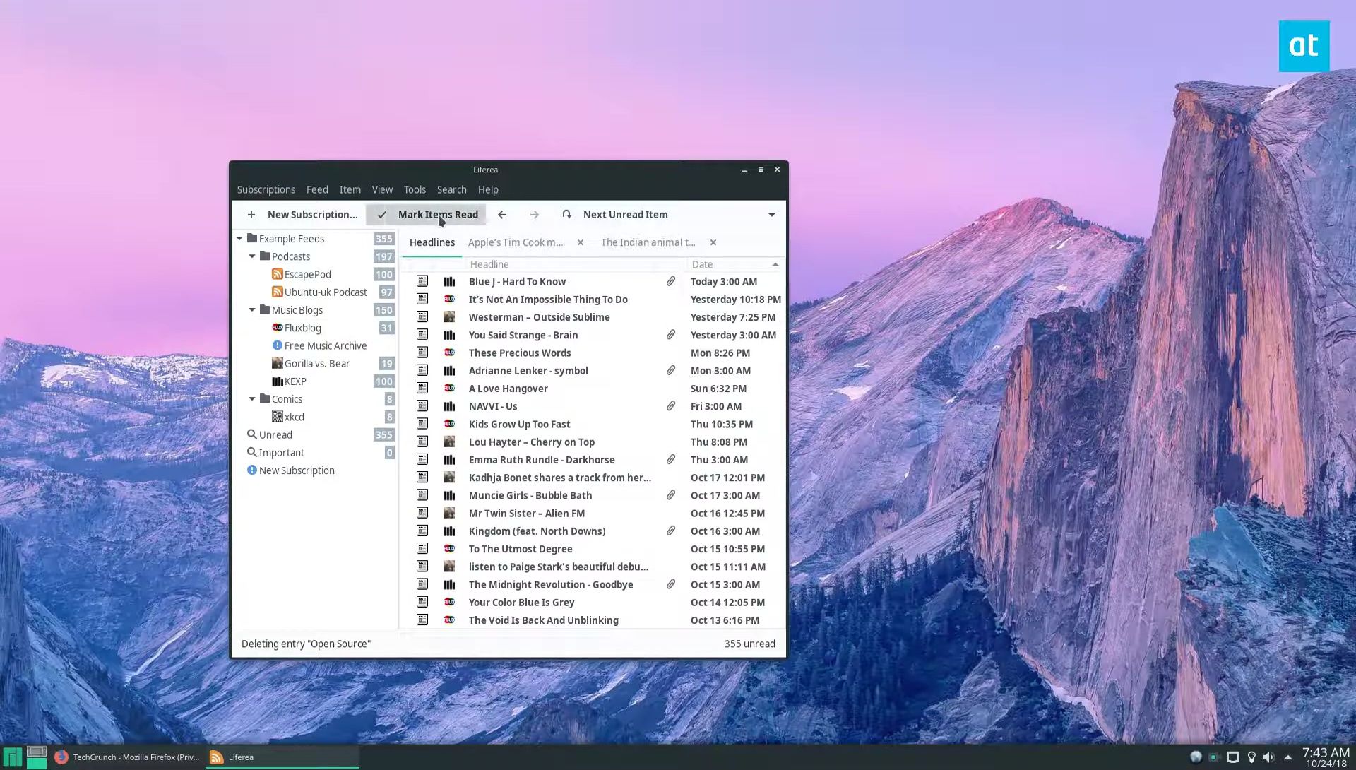 Guida Rapida a Life Riah: Il Miglior Lettore RSS per Linux