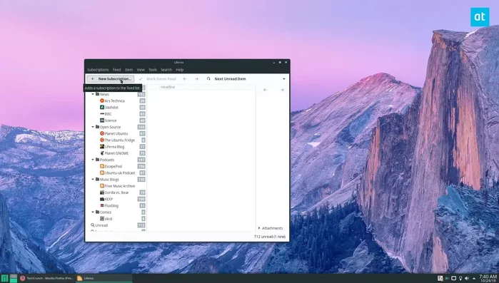 Incollare il link del feed RSS nel campo appropriato e cliccare su 'OK'.