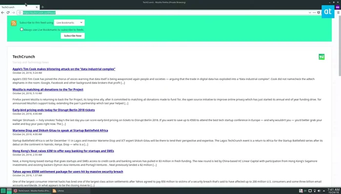 Incollare il link del feed RSS nel campo appropriato e cliccare su 'OK'.